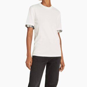 New Rabanne Embellished Cuff T Shirt Sequin